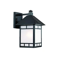 Outdoor Frosted Glass Lantern Wall Light – Stylish Wall Fixture for Garden