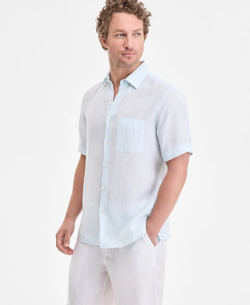 Club Room Men's 100% Linen Shirt