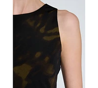 Kenneth Cole Women's Sandra Side-Ruched Asymmetric Tank Dress