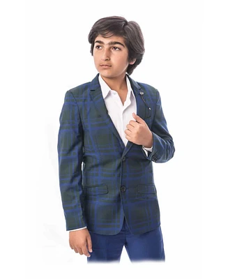 Elie Balleh Little Boys Royal Slim Fit Suit Formal Wear