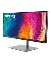 BenQ BenQ PD3420Q 34- 2K Ultrawide Monitor for Macs/Designers | 21:9 | 3440x1440 Wqhd | Ips | Aqcolor | P3, sRGB | Factory-Calibrated | Usb-c | Kvm |