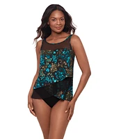 Miraclesuit Women's Flor De Mare Mirage Dd Tankini Top