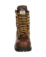Georgia Boot Men's Lace-to-Toe Steel Toe Waterproof Work