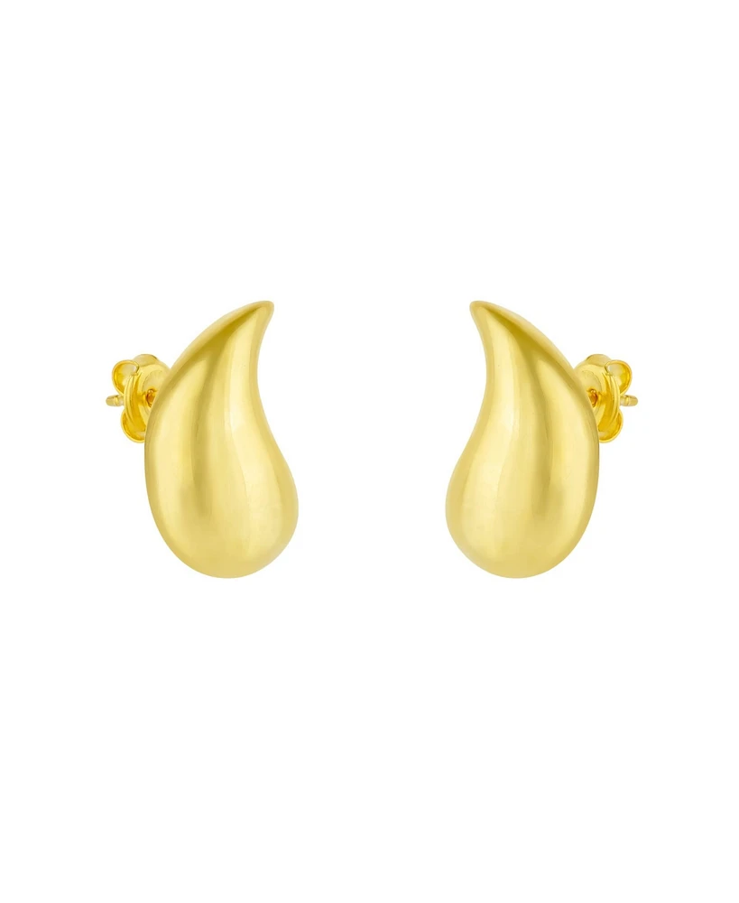 Spero London Pear Teardrop Earrings Sterling Silver