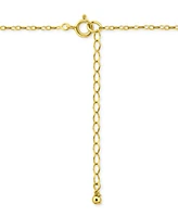 Giani Bernini Cubic Zirconia Collar Necklace, 16" + 2" extender, Exclusively at Macy's