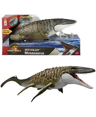 Jurassic World Rebirth Bite N Blast Mosasaurus Action Figure Playset