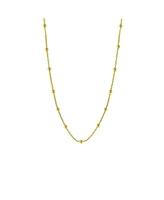 Spero London Bead Chain Sterling Silver Satellite Necklace