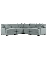 Rhyder 111" 5-Pc. Fabric L Sectional, Exclusively at Macy's