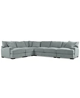 Rhyder 143" 5-Pc. Fabric L Sectional, Exclusively at Macy's