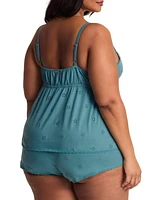 Adore Me Plus MaryLou Pajama Cami & Shorts Set