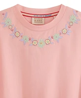 Scotch & Soda Big Girls Denim Group Stretch T-Shirt