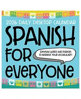2026 Spanish Words Daily Desktop Calendar