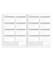 Golden Design Food & Fitness 7.5"x10.25" Weekly Healthy Living Planner