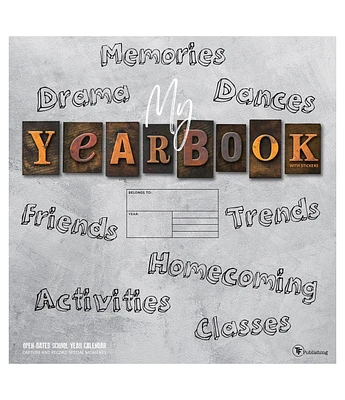 My Year Book Undated Memory 12"x12" Wall Calendar