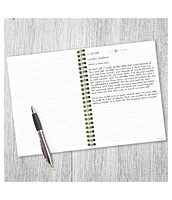 Business Black 7.5"x9" Spiral Lined Journal