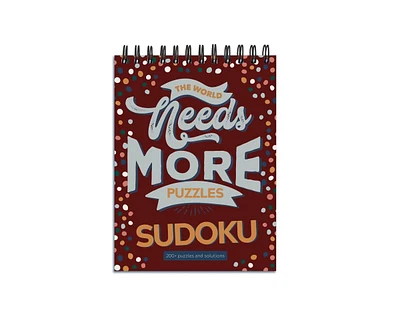 The World Needs More Sudoku Book Puzzle Pad