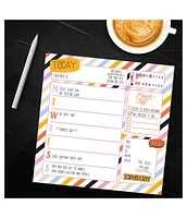 Super Stripe Weekly Square Schedule Pad