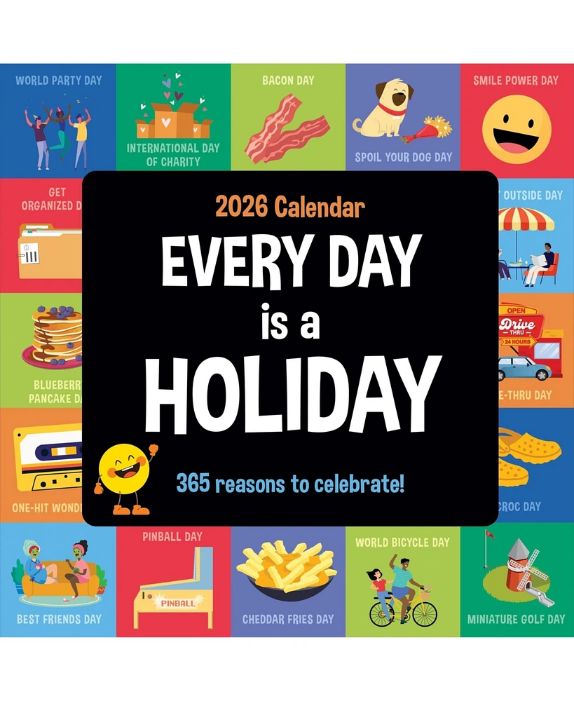 2026 Every Day's A Holiday Wall Calendar