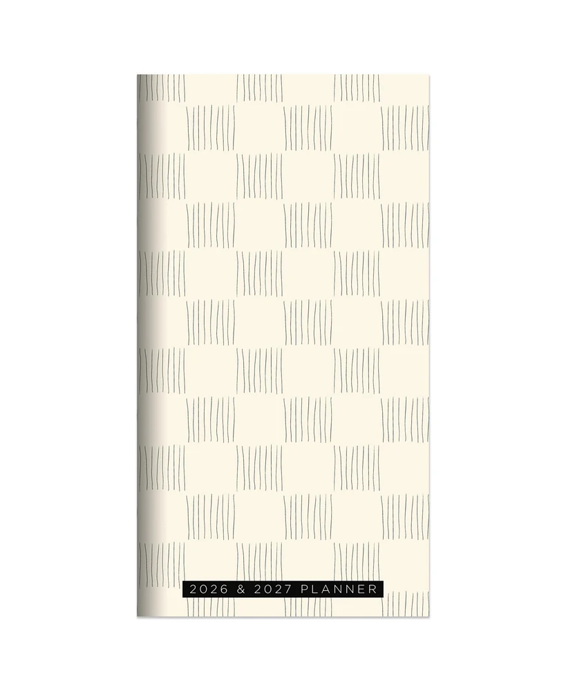 2026-2027 Checkerboard Small Monthly Pocket Planner