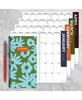 2026-2027 Flower Stencil Small Monthly Pocket Planner