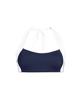 Lands' End Plus Seamed Halter Bikini Top