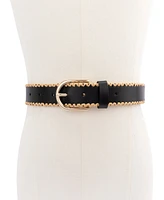 Kate Spade New York Women's 35mm Straw Edge Belt
