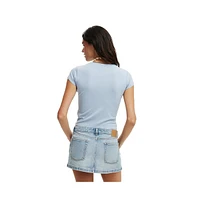 Cotton On Women's Urban Graphic Baby Tee