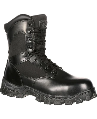 Rocky Men's Alpha Force Zipper Waterproof Public Service Boot