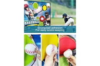 Titqwop Sticky Baseball Toss Game Set – Indoor/Outdoor Throwing Target Toy with 3 Balls | Backyard, Birthday & Team Sports Gift for Kids Ages 3