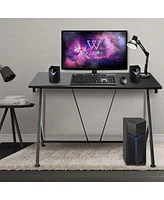 Home Office Modern Ergonomic Study Computer Desk for Small Space