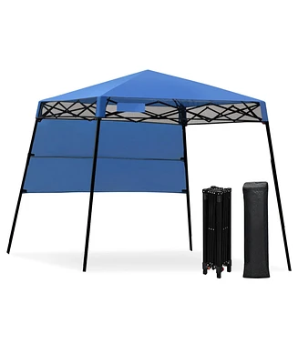 7 x 7 Feet Pop-up Canopy Tent with Carry Bag and 4 Stakes