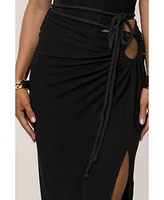 Jluxlabel Women's Destination Linen Skirt Set