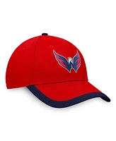 Fanatics Men's Red Washington Capitals Defender Adjustable Hat