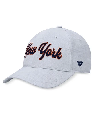 Fanatics Men's Gray New York Islanders Heritage Adjustable Hat