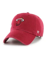 '47 Brand Women's Red Miami Heat Confetti under visor Clean Up Adjustable Hat