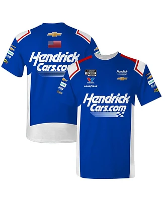 Hendrick Motorsports Team Collection Men's Blue Kyle Larson Valvoline Uniform T-Shirt