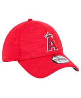 New Era Men's Red Los Angeles Angels Tech 39THIRTY Flex Hat