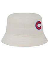 New Era Women's White Chicago Cubs Chrome Cozy Bucket Hat