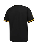 Mitchell & Ness Men's Black Pittsburgh Pirates Big Tall V-Neck T-Shirt
