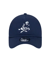 New Era Men's Navy Dallas Cowboys Retro Main A-Frame Trucker 9FORTY Adjustable Hat
