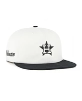 '47 Brand Women's White/Black Houston Astros Foundation Captain Snapback Hat