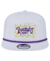 New Era Men's White Rugrats Golfer Snapback Hat