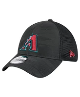 New Era Men's Black Arizona Diamondbacks Subtle Camo 39THIRTY Flex Hat
