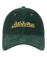 New Era Women's Green Athletics Corduroy 9TWENTY Adjustable Hat