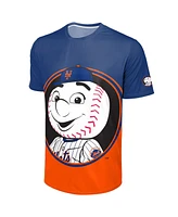 Foco Men's Royal/Orange New York Mets Big Logo Mascot T-Shirt