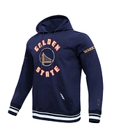 Pro Standard Men's Navy Golden State Warriors 2024/25 City Edition Pullover Hoodie