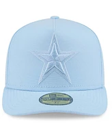 New Era Men's Light Blue Dallas Cowboys Color Pack A-Frame 59FIFTY Fitted Hat