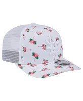 New Era Men's White St. Louis Cardinals Flamingo Mesh Back 9SEVENTY Stretch-Snap Hat