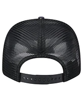 New Era Men's Navy/Black Las Vegas Raiders Adventure Drinks Pattern 9SEVENTY Stretch Snap Hat
