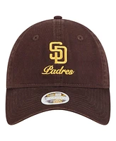 New Era Women's Brown San Diego Padres Preppy Team 9TWENTY Adjustable Hat